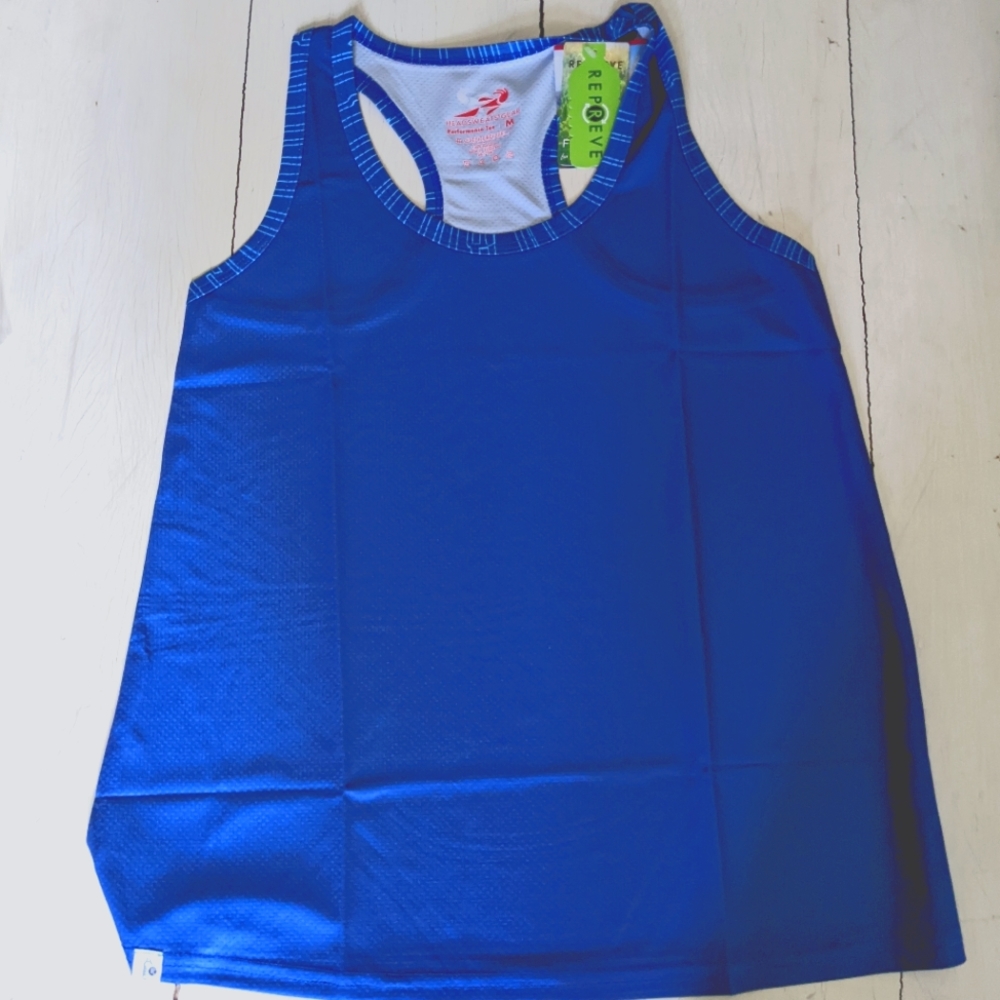 Blue Running Tank M NEW NWT